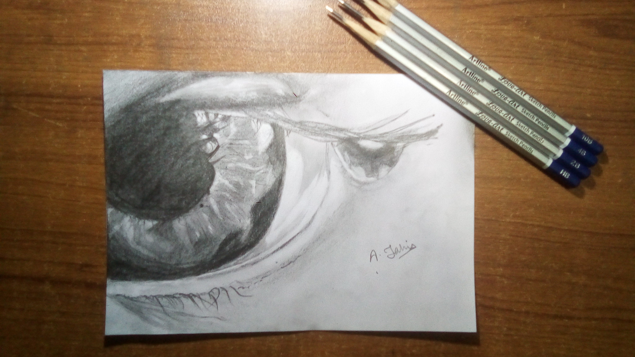 Macro Eye Sketch | 2HAAS | Draw Your Imagination