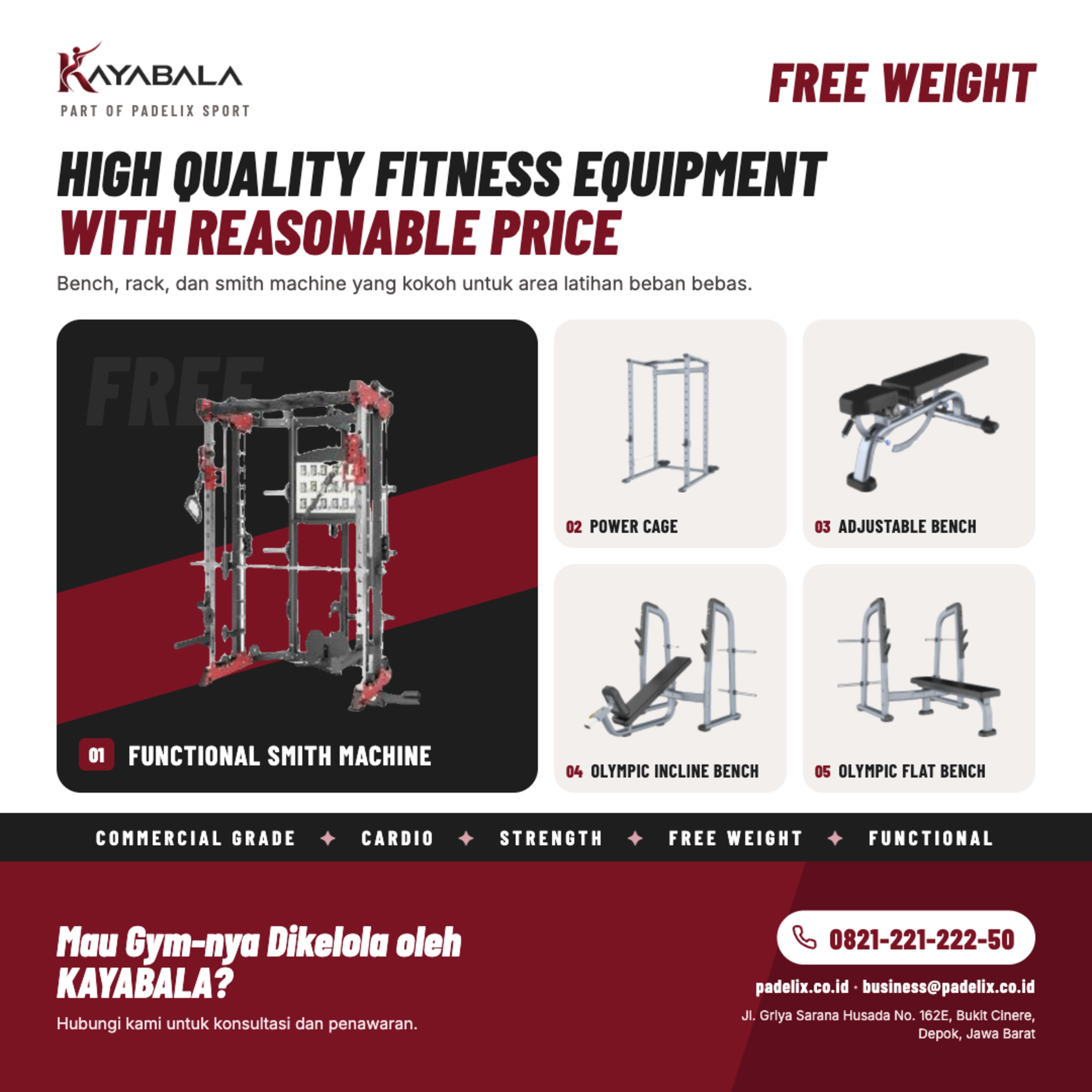 KAYABALA Free Weight Equipment