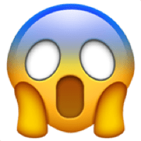 scared emoji