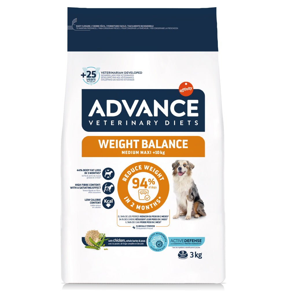Advance Veterinary Diets Weight Balance Medium Maxi Dog Dry Food