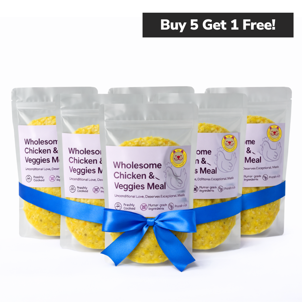 3-Day Chicken & Veggie Home Meal Pack for Dogs by The Doggy Bakery