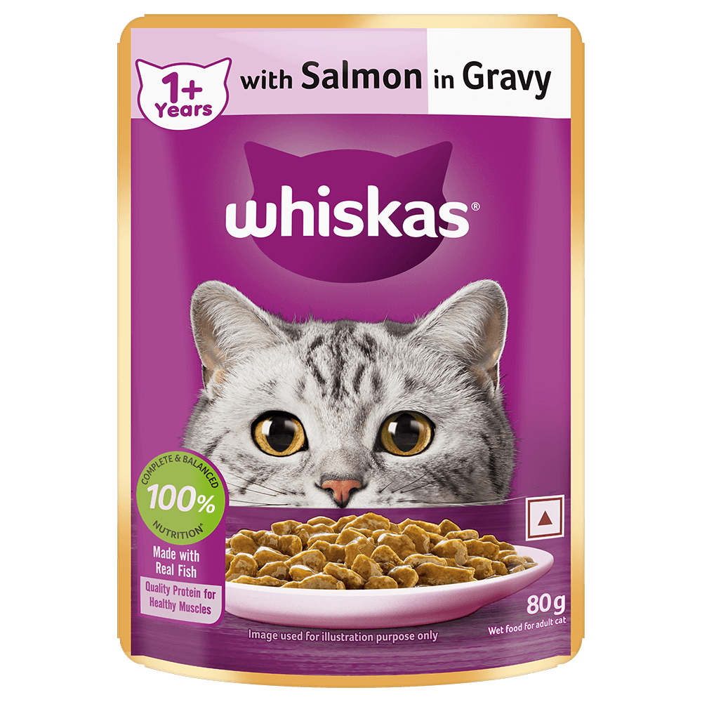 Whiskas Salmon in Gravy Adult Wet Cat Food