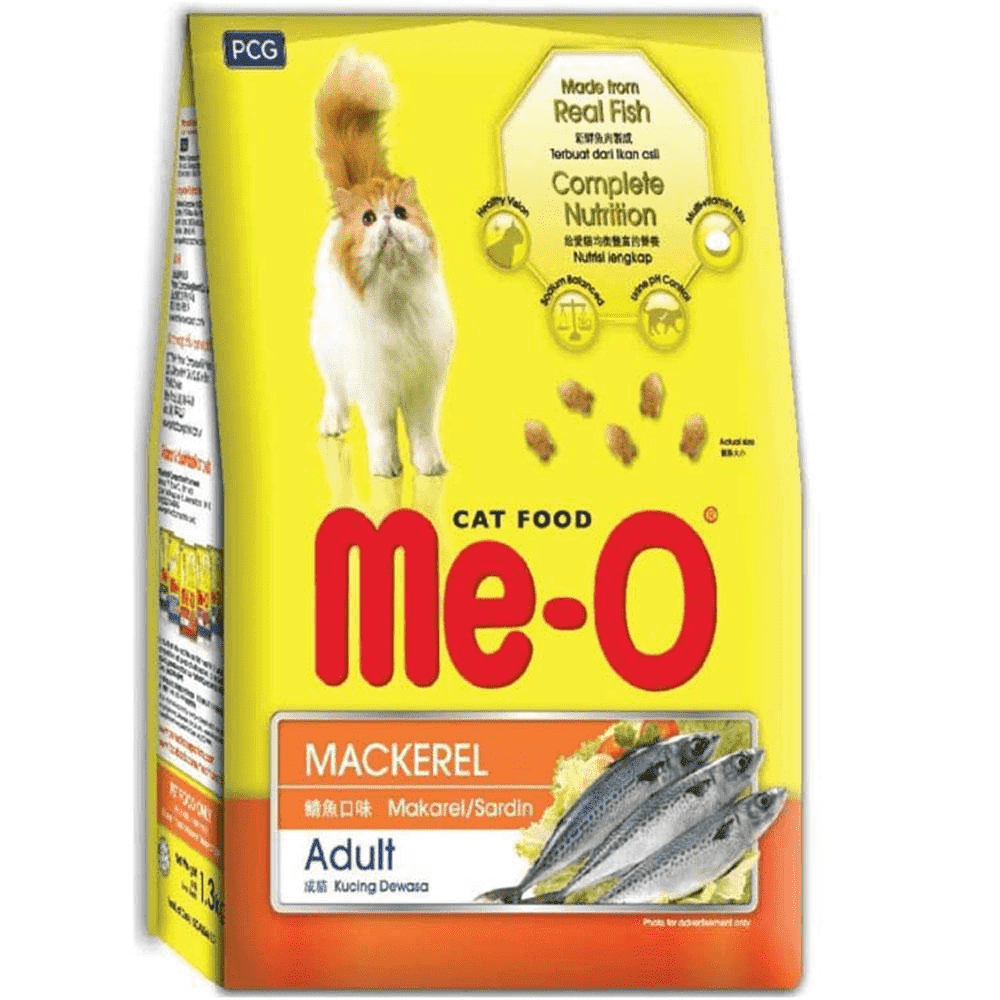 Me-O Adult Mackerel Dry Cat Food