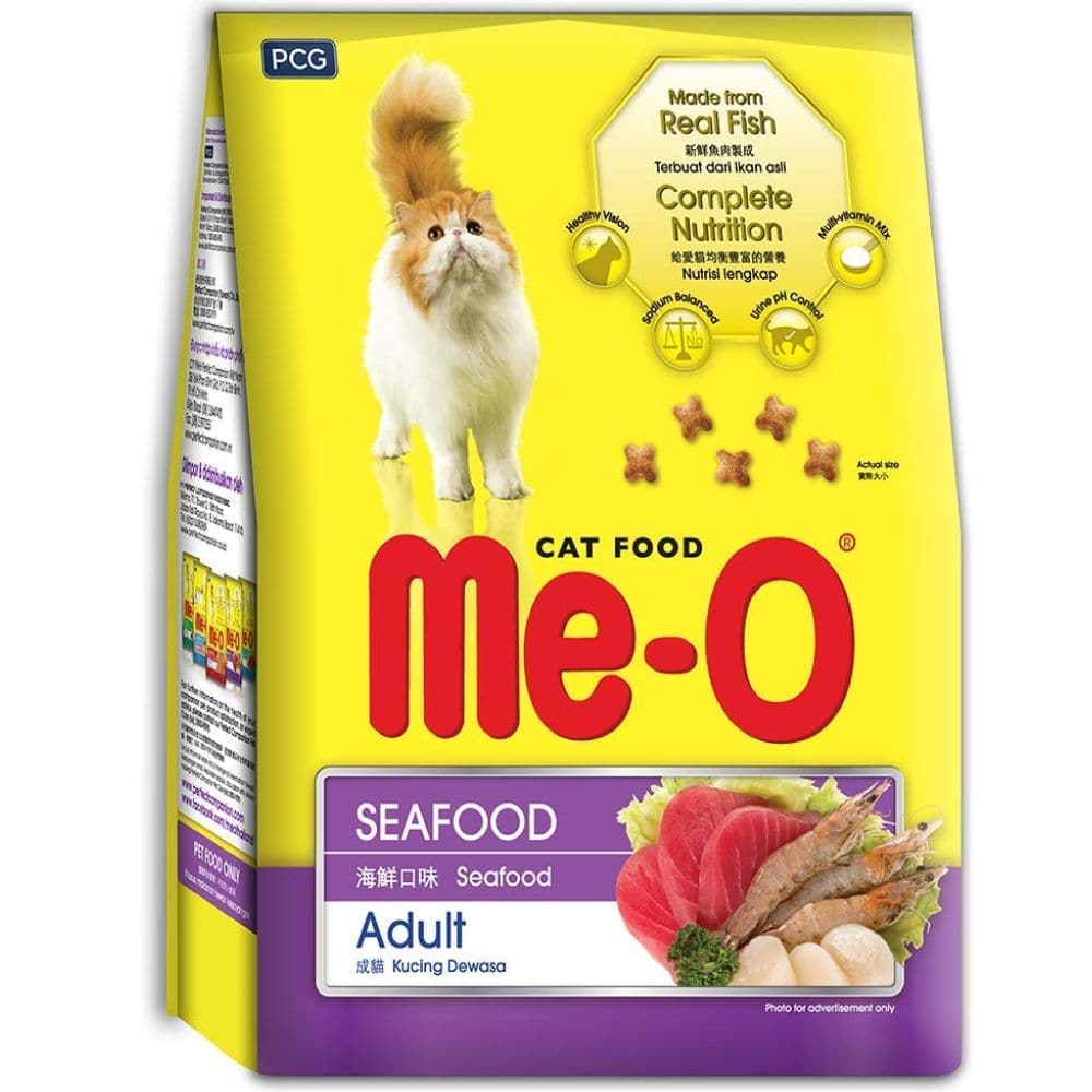 Me-O Adult Seafood Dry Cat Food
