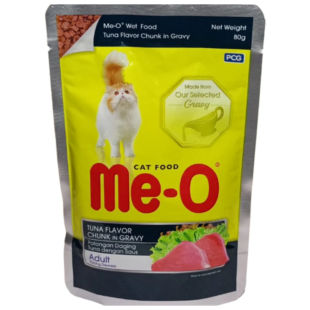 Me-O Tuna Chunk in Gravy Wet Cat Food