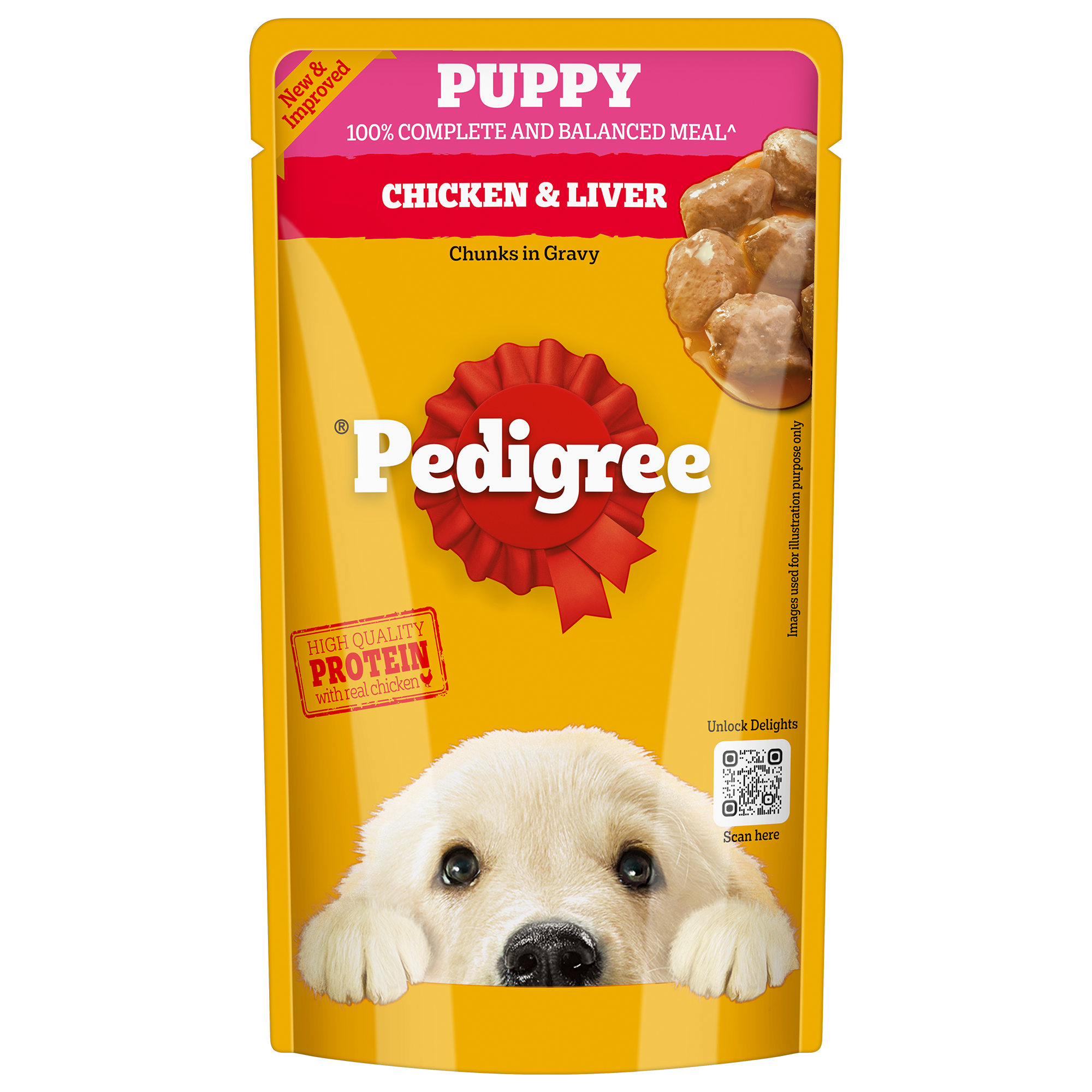 Pedigree Puppy Chicken & Liver Wet Dog Food