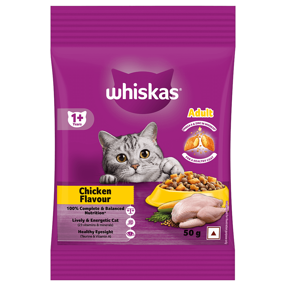 Whiskas Adult Chicken Dry Cat Food