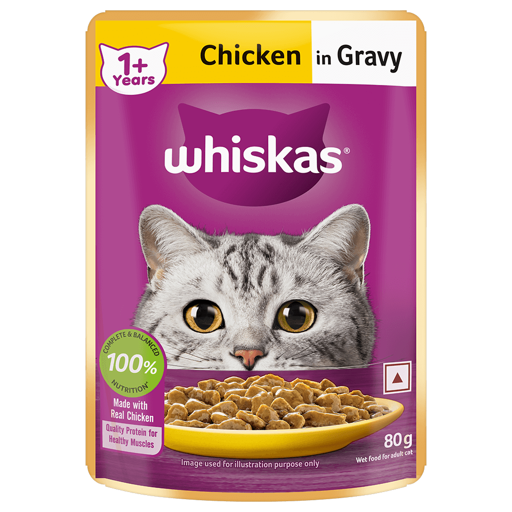Whiskas Chicken in Gravy Adult Wet Cat Food