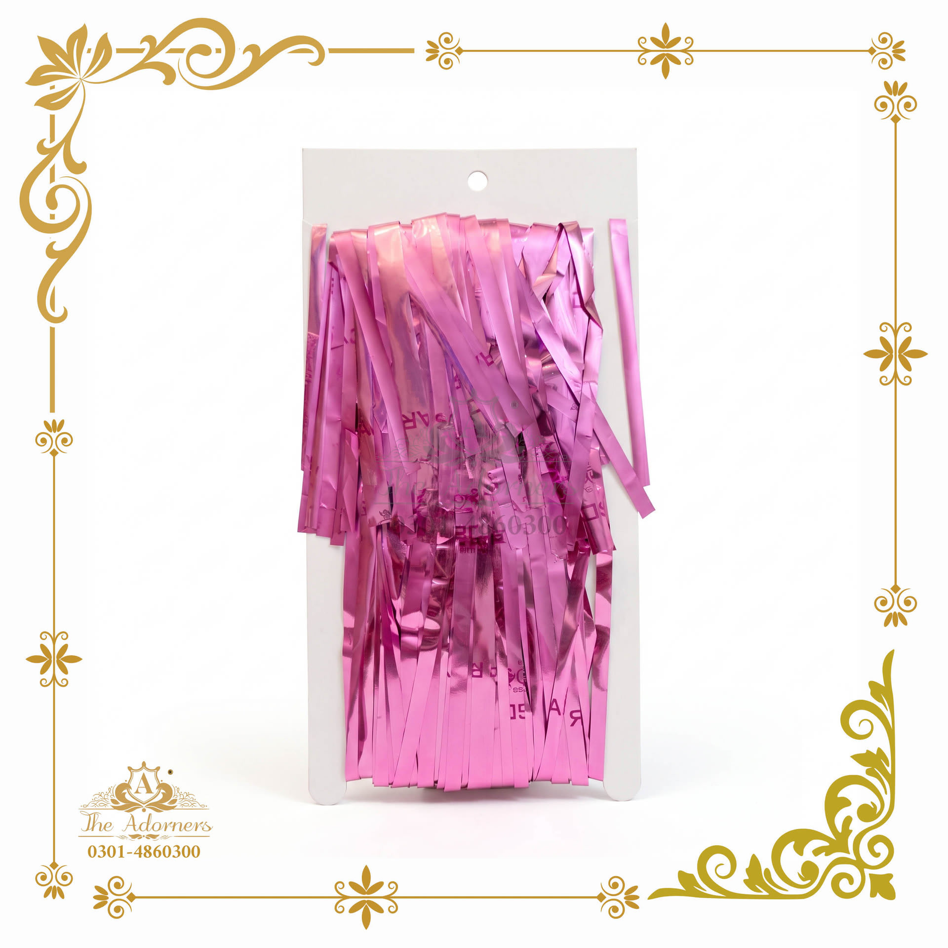 Foil Fringe Tassel Garland - Pink