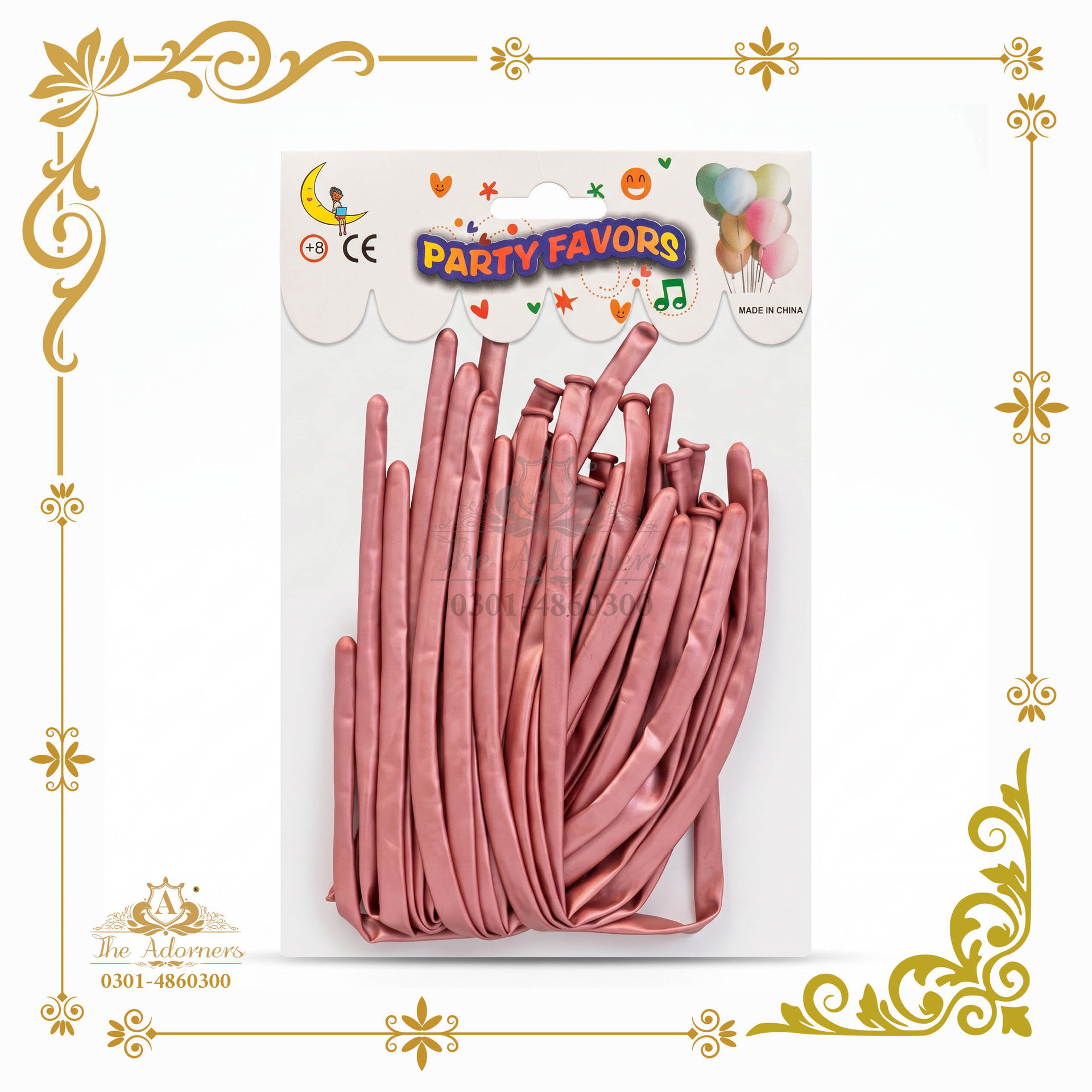 Long Modelling / Twisting Balloons - Rose gold
