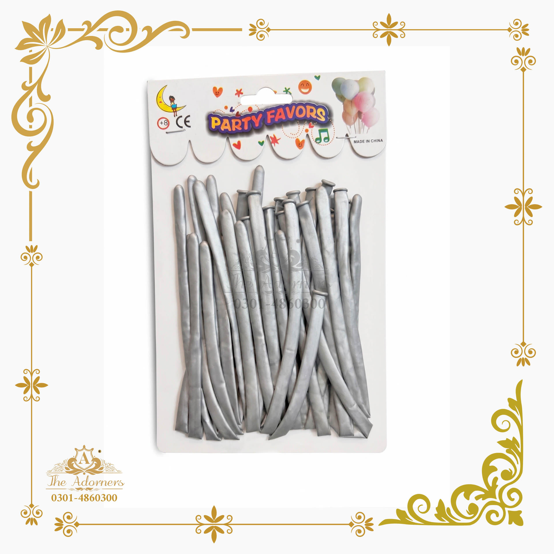Long Modelling / Twisting Balloons - Silver