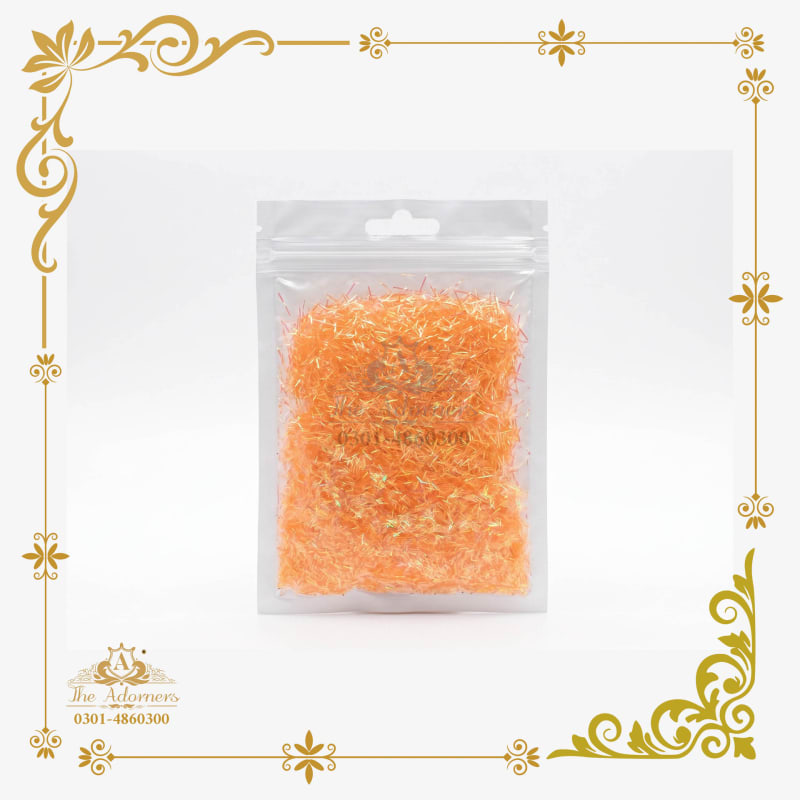 Tinsel Shred / Confetti Pouch orange - The Adorners, Lahore