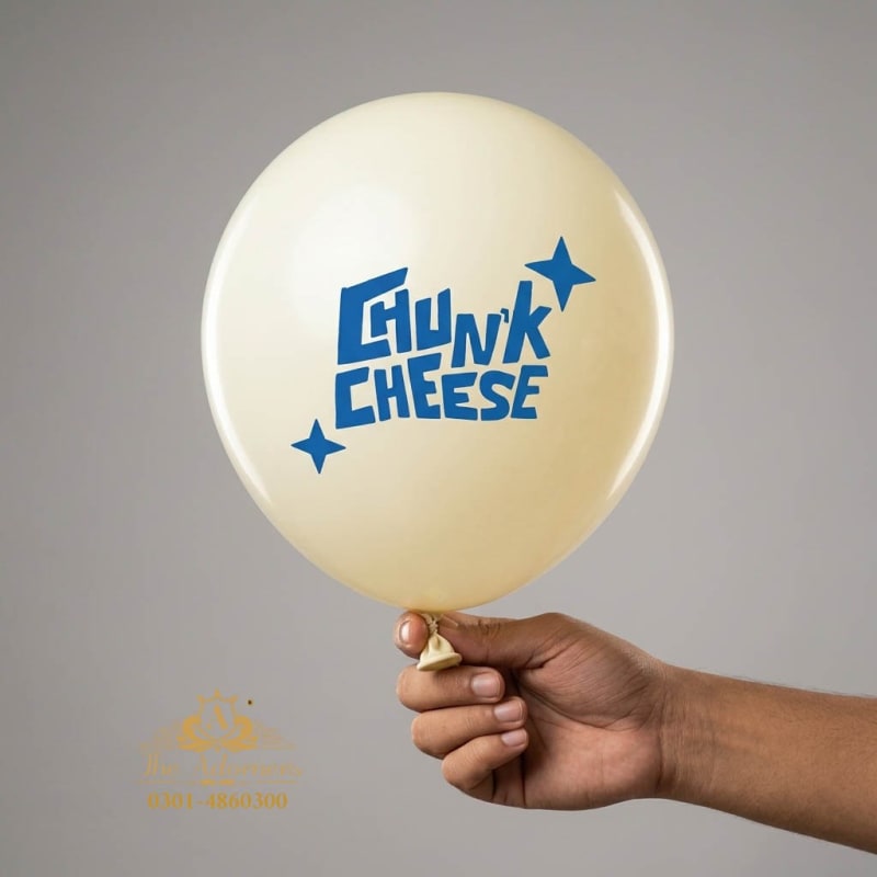 Printed balloons for Chunk Cheese