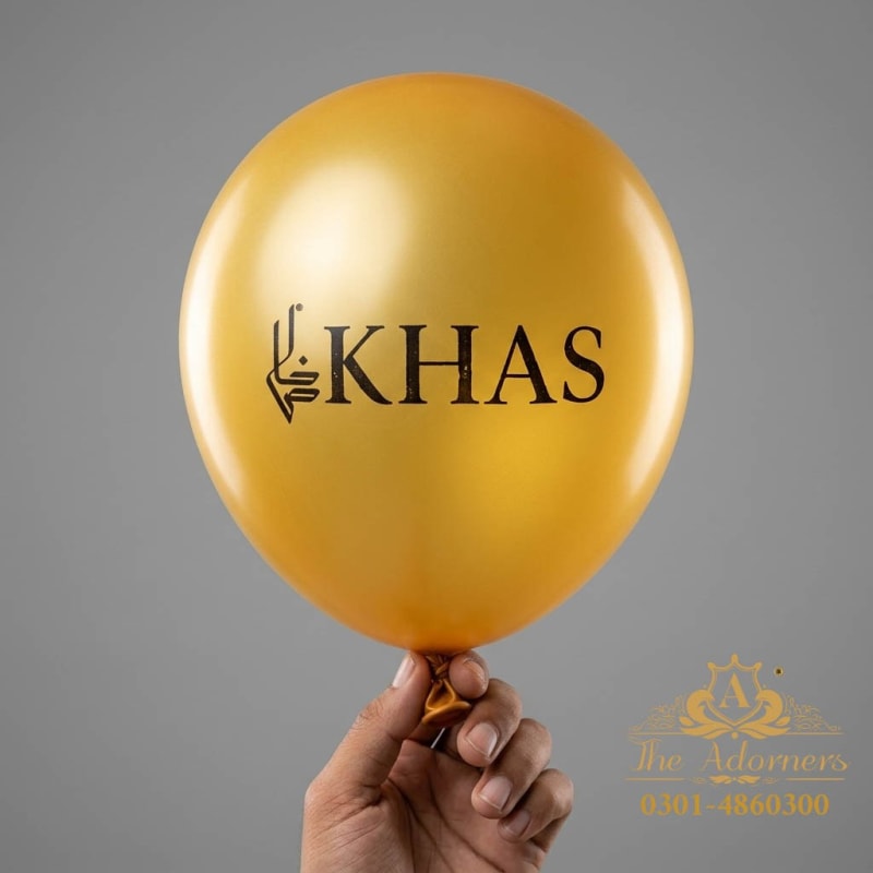 Printed balloons for Khas