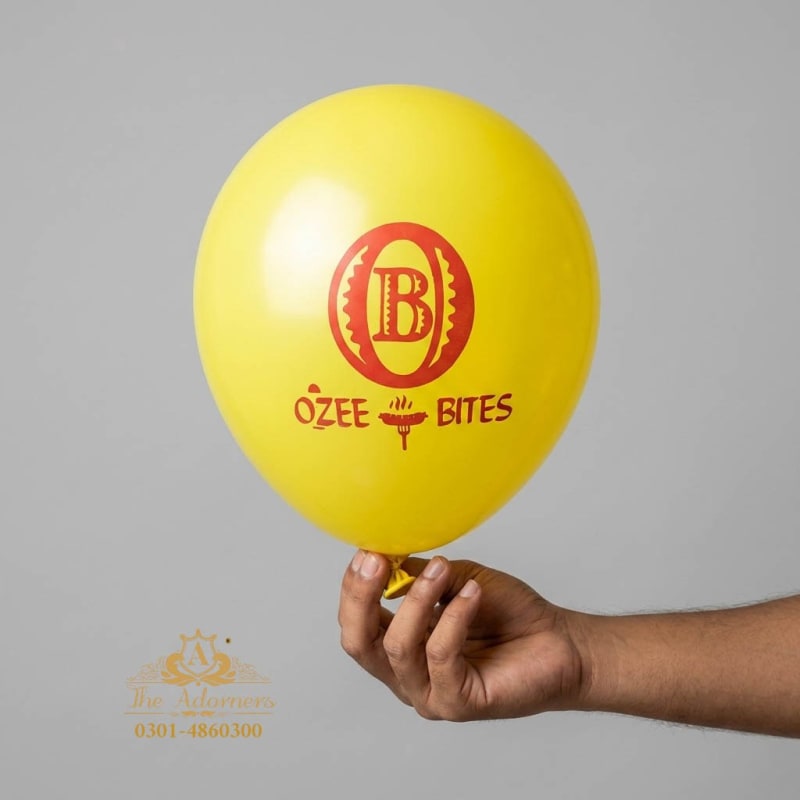 Printed balloons for Ozee Bites