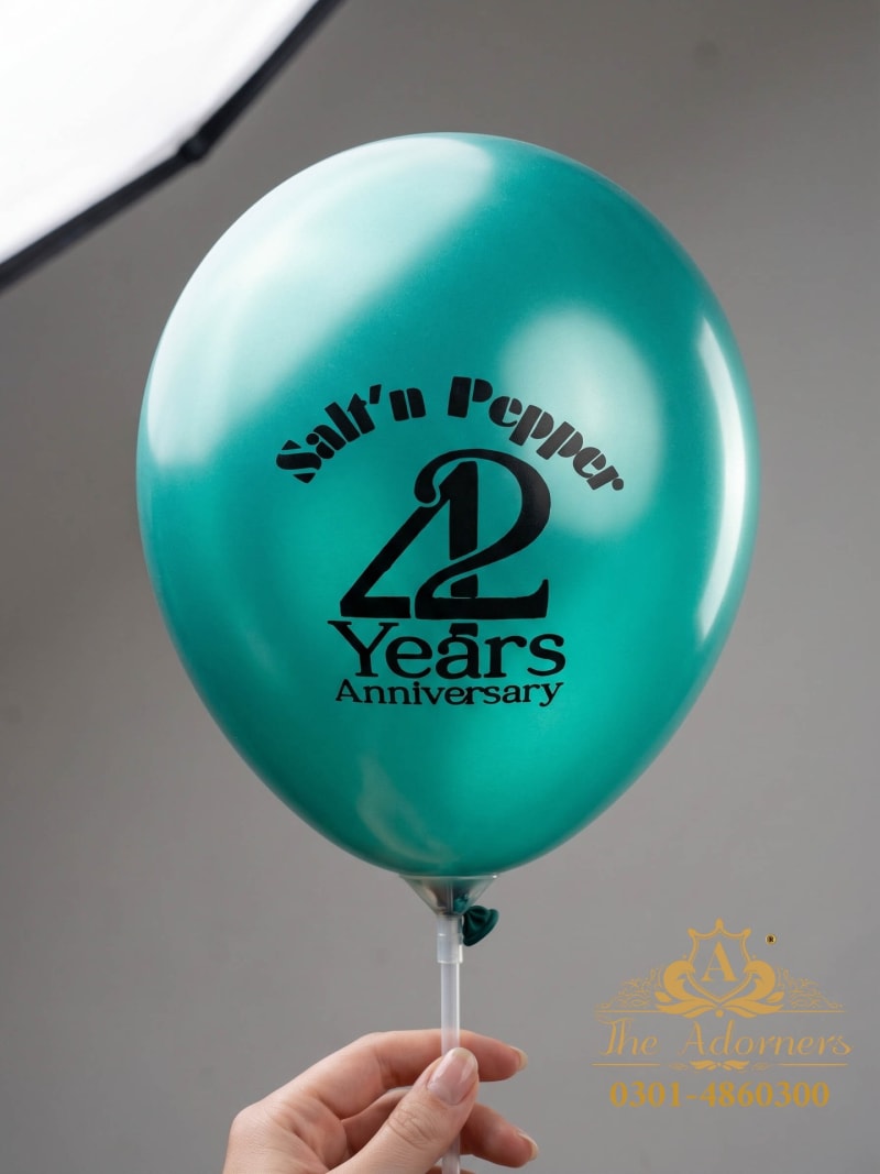 Printed balloons for Salt N Pepper