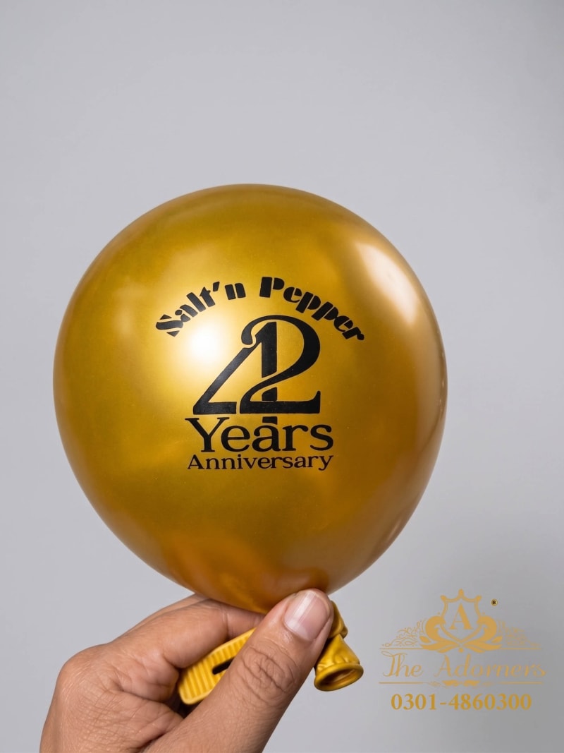 Printed balloons for Salt N Pepper