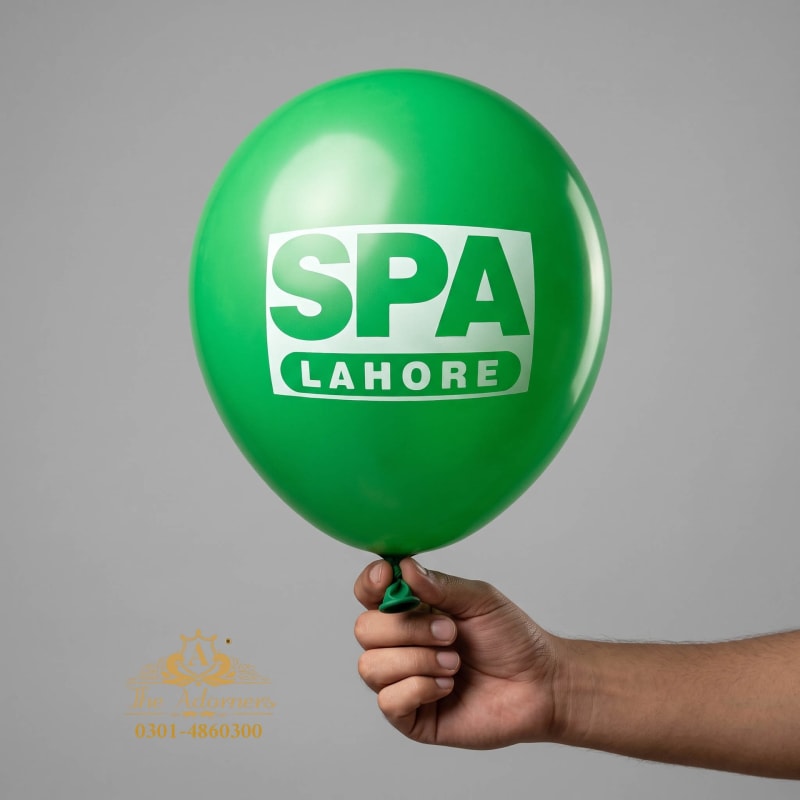 Printed balloons for Spa