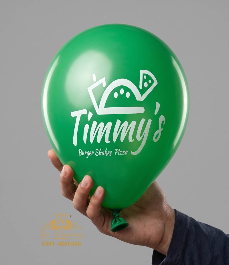 Printed balloons for Timmy S