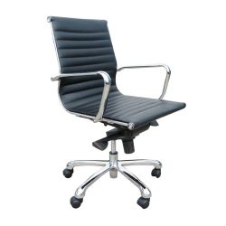 kab controller 24 hour chair in black leather the chairman office