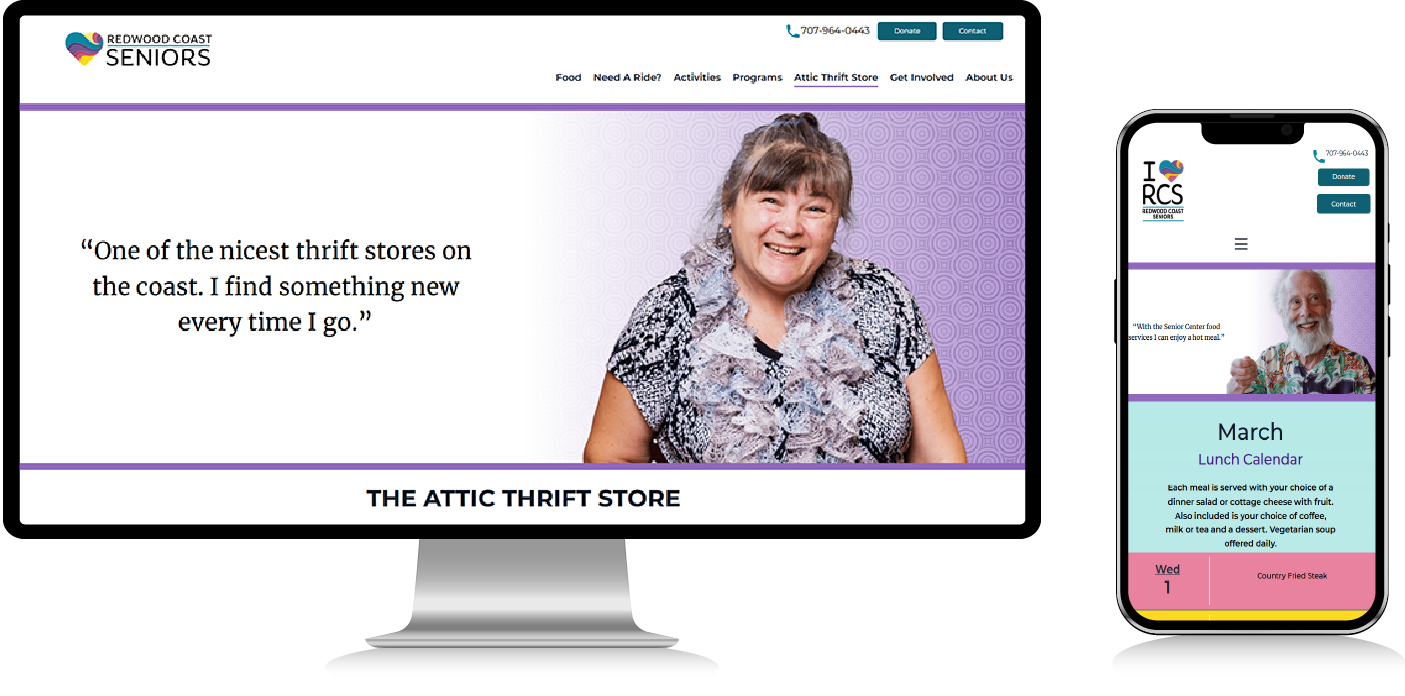 Redwood Coast Seniors Website