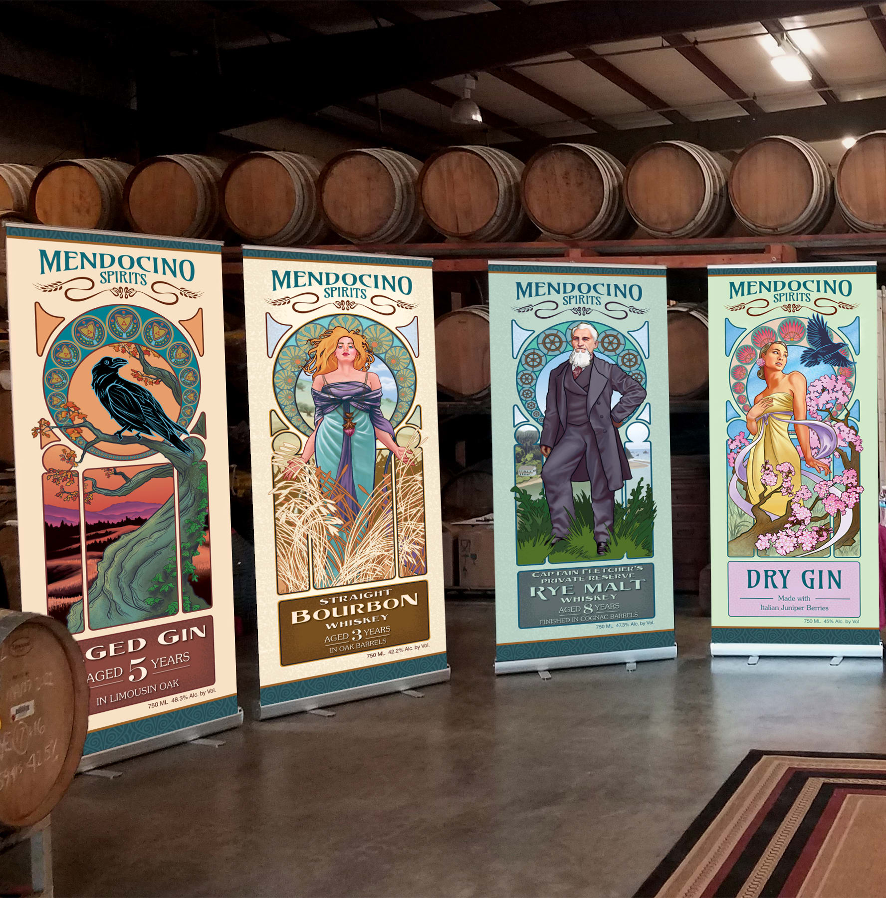 Mendo Spirits Banners