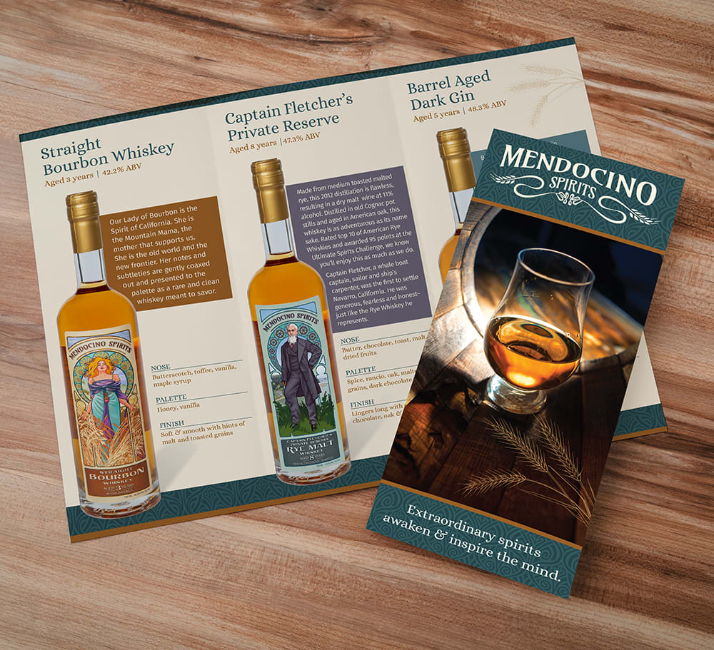 Mendocino Spirits Brochures