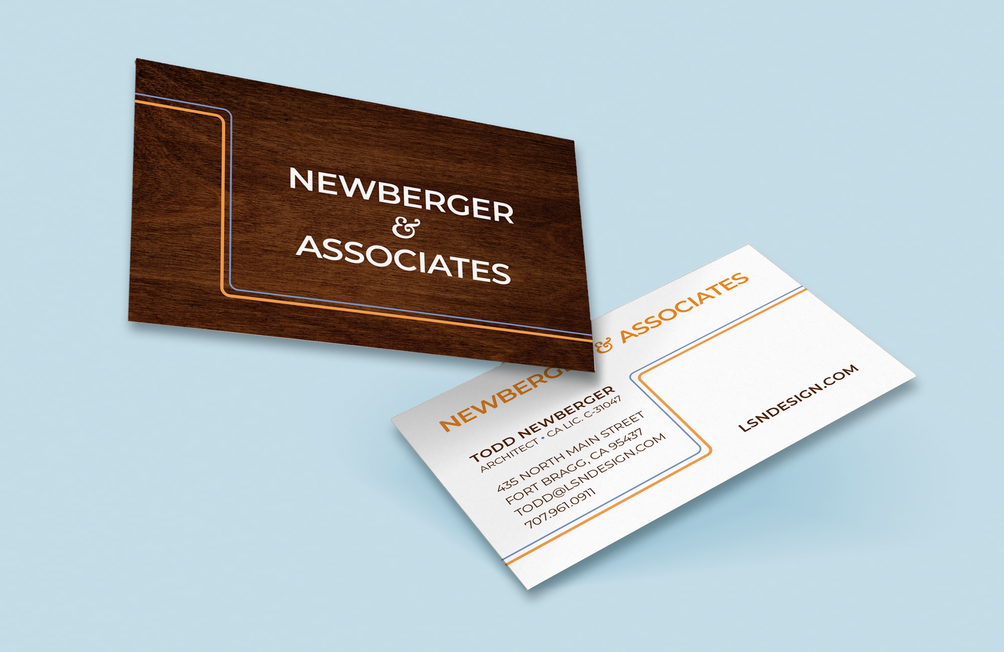 Newberger & Associates Business Cards