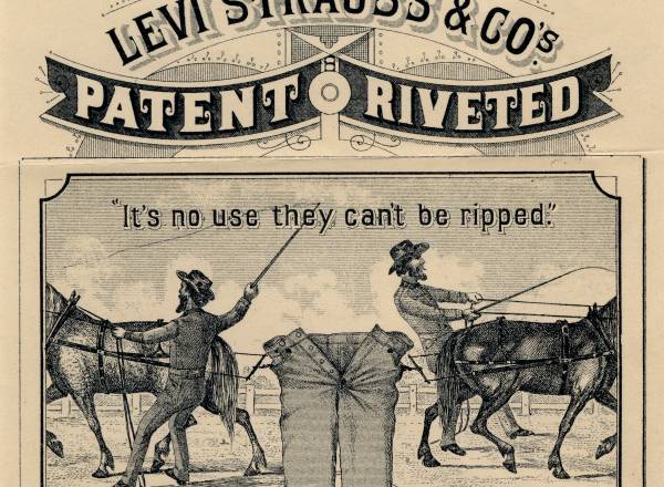 what year was levi jeans invented