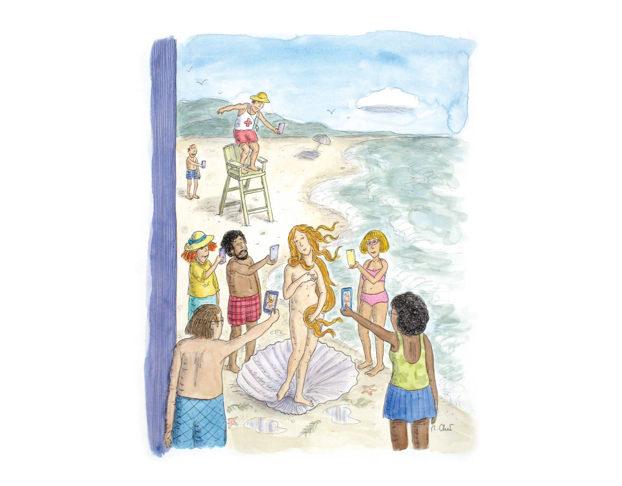 The Birth of Venus ... NYKR cover illustration