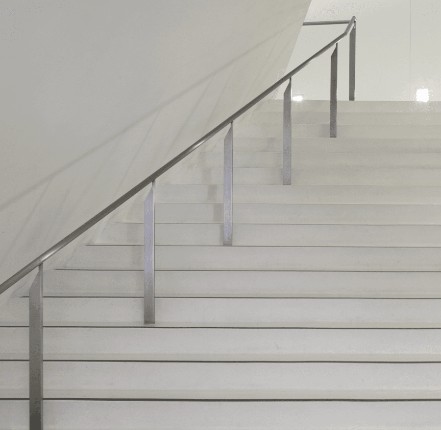 Grand staircase in The Contemporary Jewish Museum