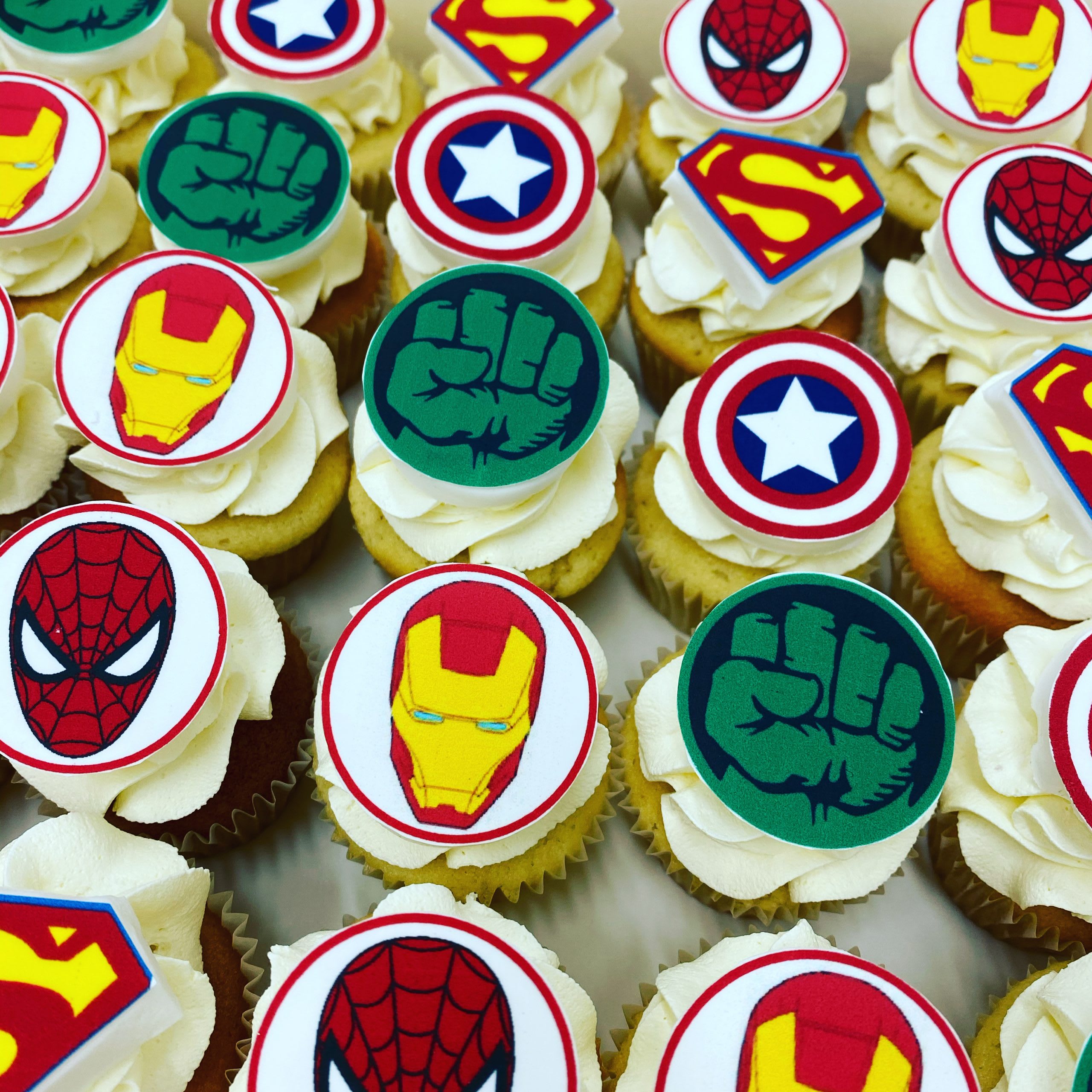 Superheroes Cupcakes Superheroes Cupcakes sydney