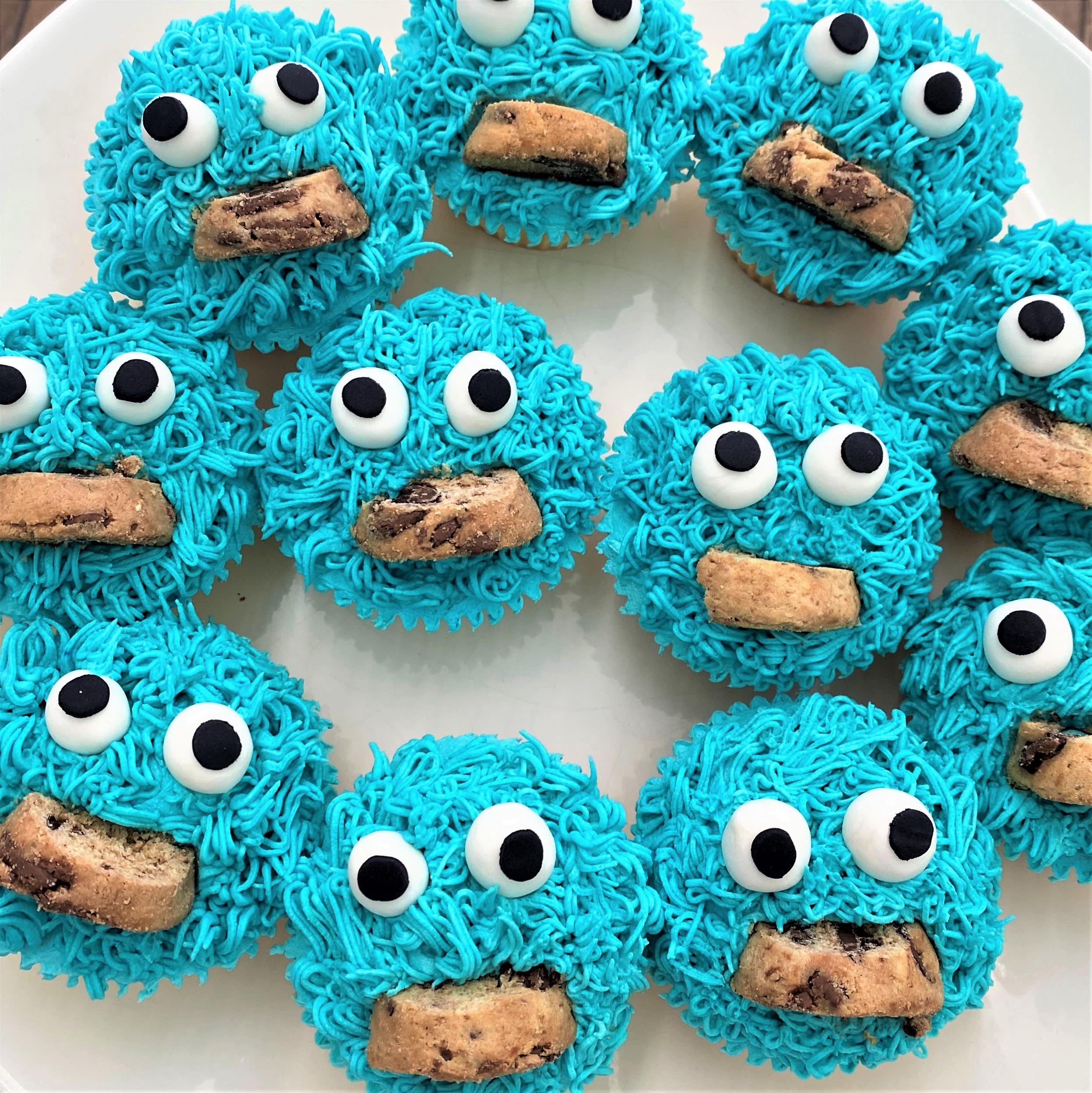 Cookie monster Cookie monster cupcakes sydney