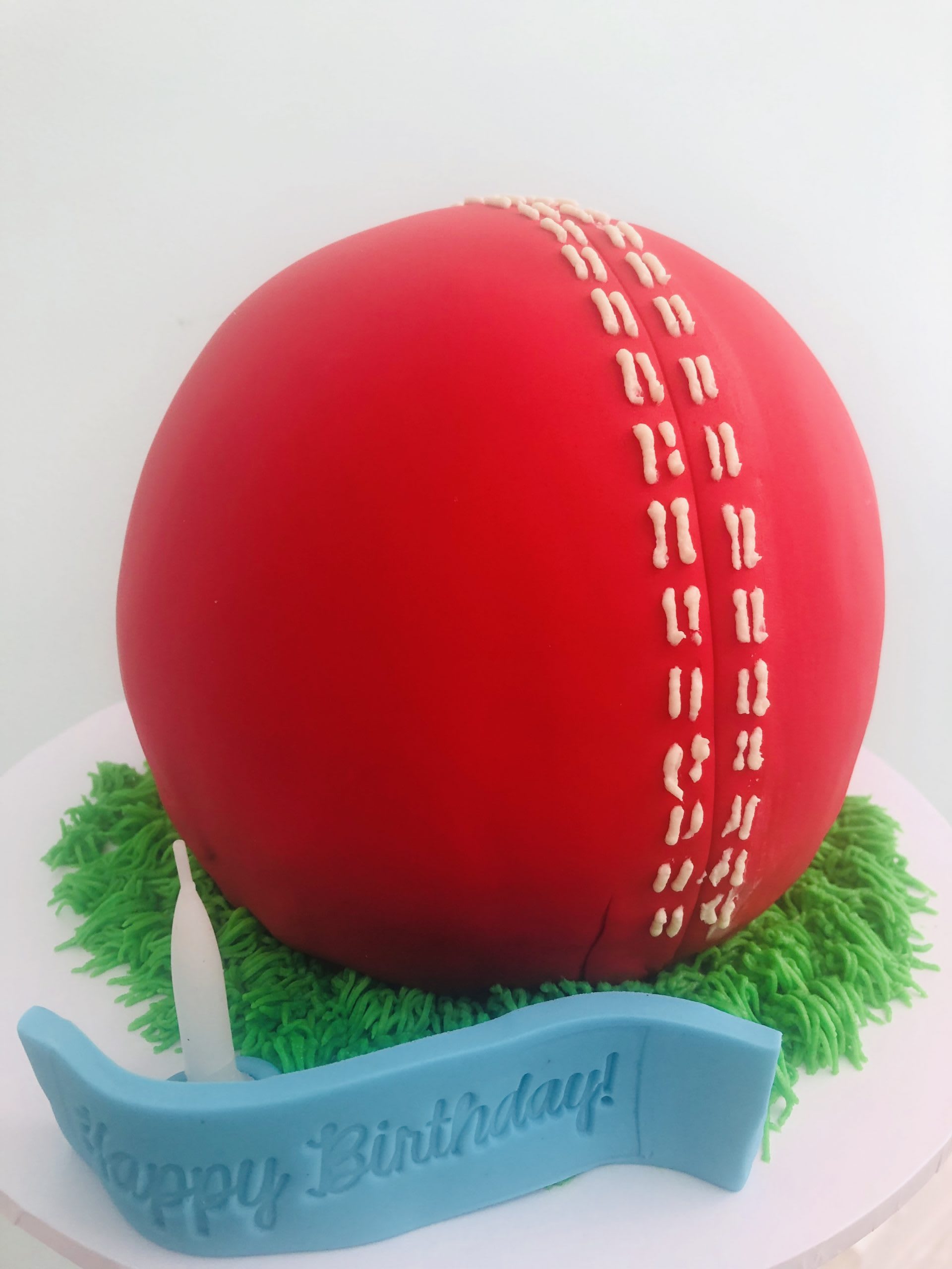 Cricket Ball Cake Cricket Ball Cake