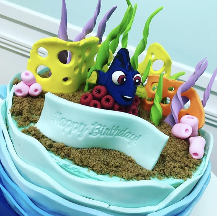 Underwater Happy Birthday Cake Underwater Happy Birthday Cake
