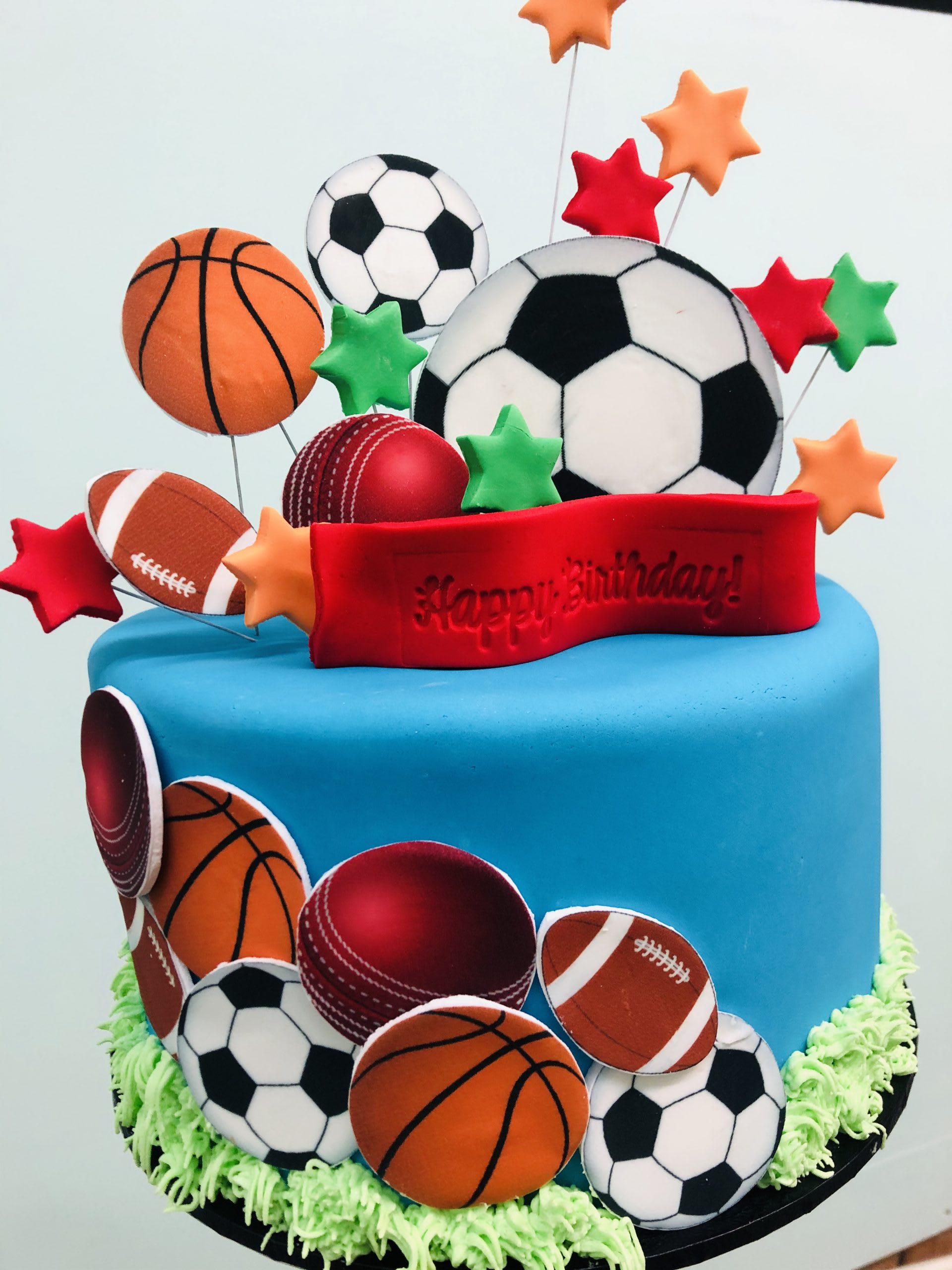 Sports mad Cake Sports mad Cake