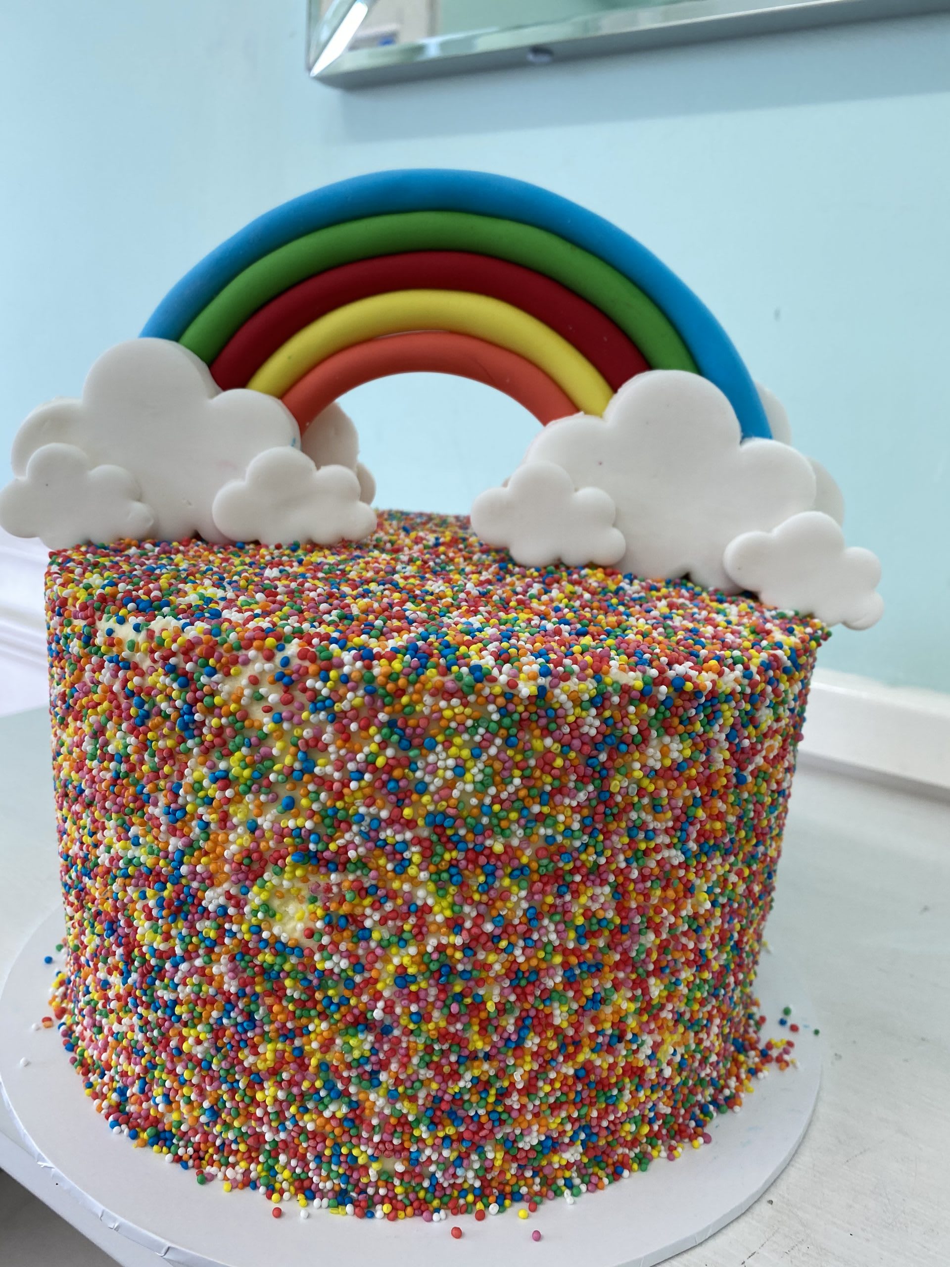 Rainbow Sprinkle short cake Rainbow Sprinkle short Cake
