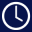 Icon of a magnifying glass to represent search