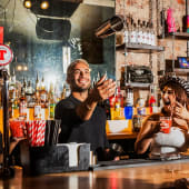 Cocktail Masterclass with a Pizza or Burger for Two Product Image