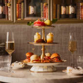 Japanese & Mediterranean Afternoon Tea for Two at La Bibliothèque