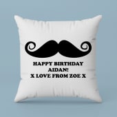 Personalised Moustache Cushion