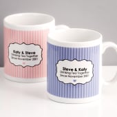 Drinking Tea Together Since... Personalised Pair of Mugs Product Image