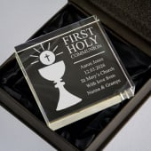 Personalised First Holy Communion Glass Keepsake Product Image