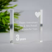 3rd (Leather) Anniversary Keepsake