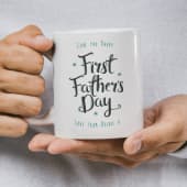 Personalised Our First Father's Day Mug