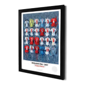 A3 Framed International Football Team Prints