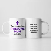 Personalised Awesome Mum Mug