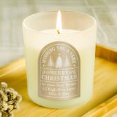 Personalised Christmas Candle Jar