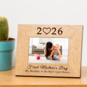 First Mother's Day Wood Picture Frame (6 x 4") Product Image