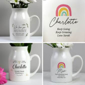Personalised Flower Jugs